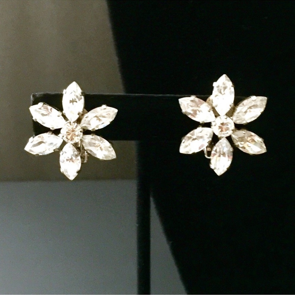 🇦🇪 UAE VINTAGE CRYSTALS CHOCKER NECKLACE & EARRINGS SET - Picture 3 of 10